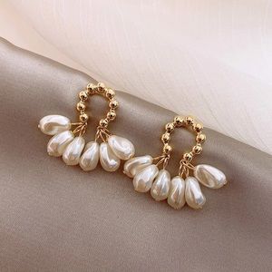 Gold and Pearl Earrings